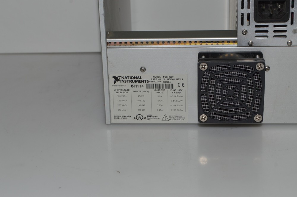 NATIONAL INSTRUMENTS SCXI-1000 DATA ACQUISITION CHASSIS (IRC63)