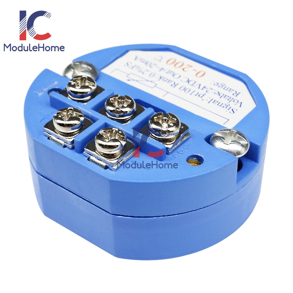10pcs PT100 4-20MA 0-10V Temperature Sensor Transmitter Module