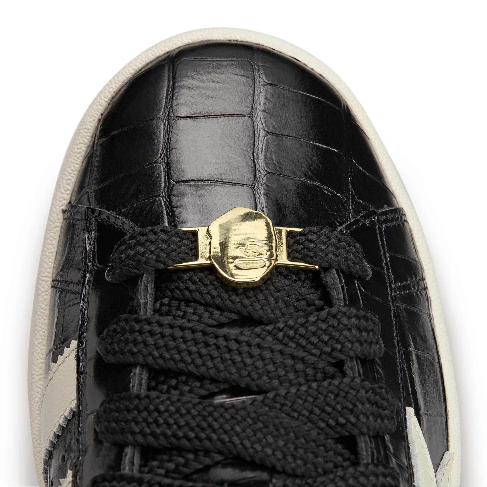 Adidas Originals x BAPE Campus 00S (Black/Off White/Gold) Men's Shoes KJ8851