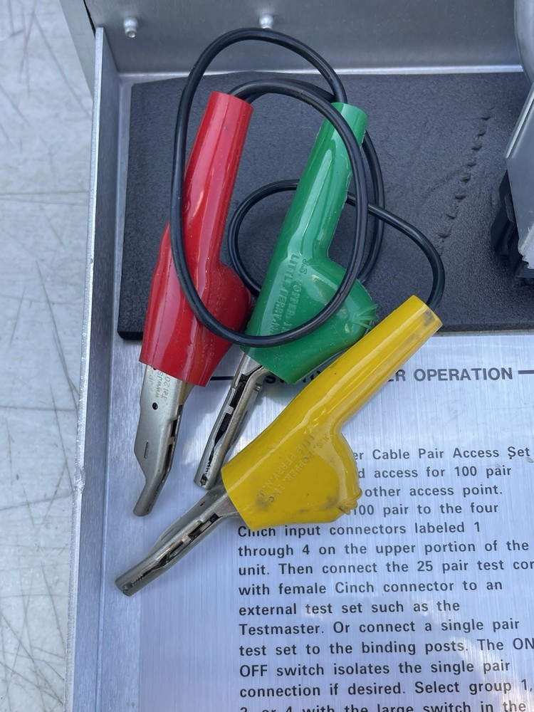 INDUSTRIAL TECHNOLOGY SWITCHMASTER 110A CABLE ACCESS SET