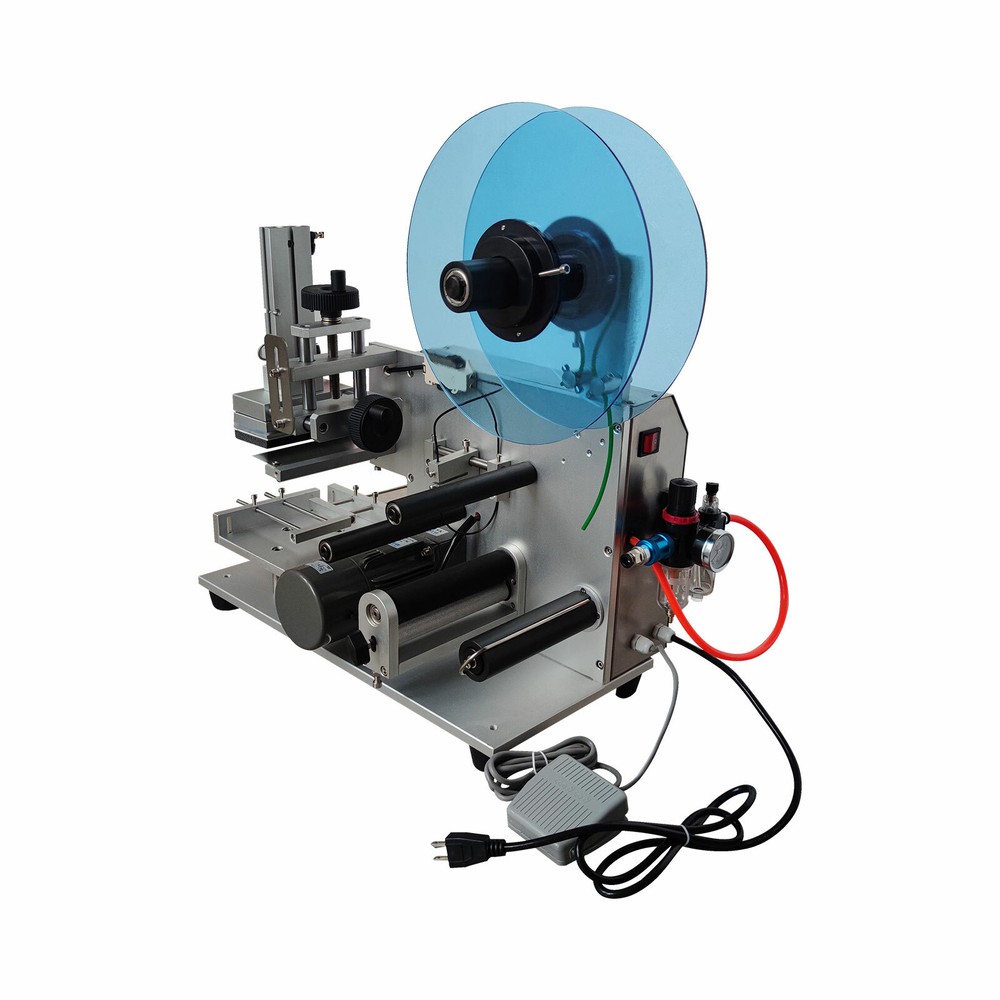 Semi-Automatic Flat Labeling Machine 110V Suitable For Kinds Of Flat Surface