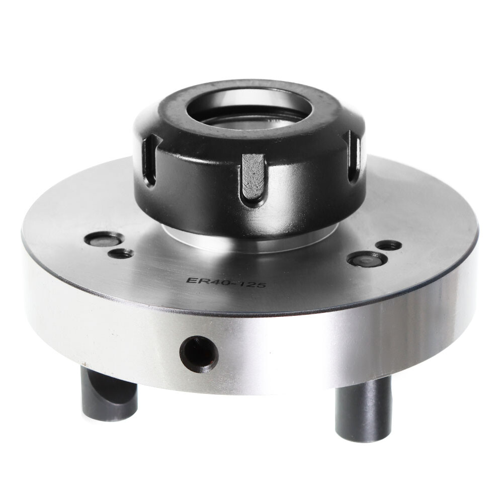 Collet Chuck ER40 125mm Diameter Compact Lathe Tool Stud 5/8" For Milling Lathe