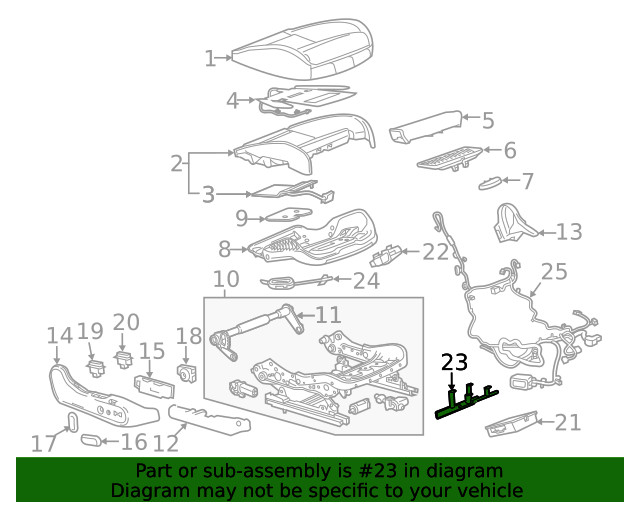 Genuine GM Module Bracket 13491401