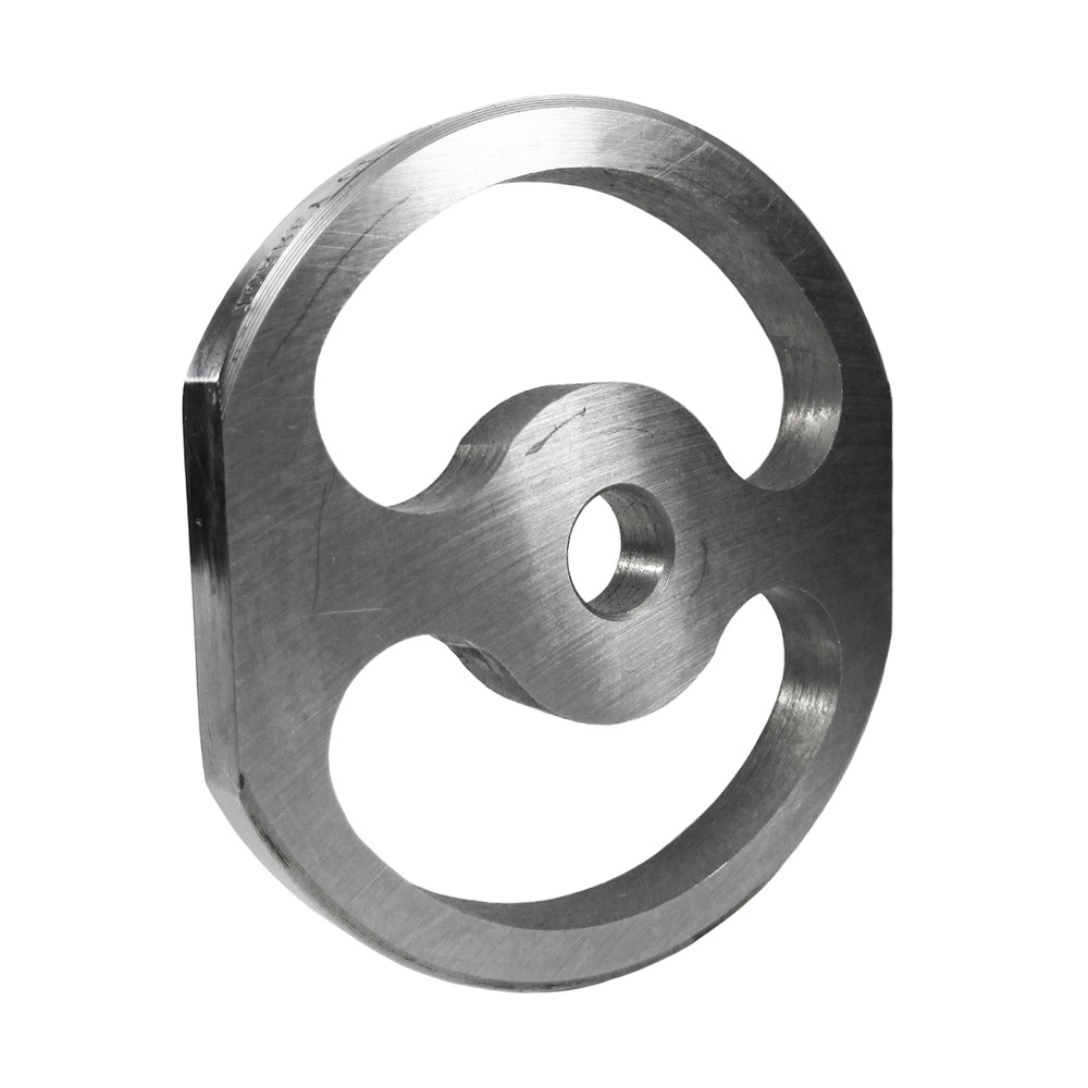 GRINDER PLATE #22 - KIDNEY  W/ 2 FLAT EDGES