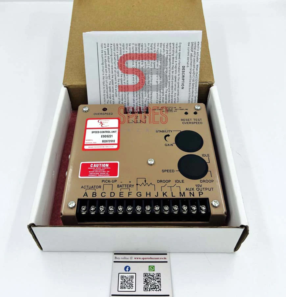 ESD5221 GAC Speed Control Unit, Governor America Corp.