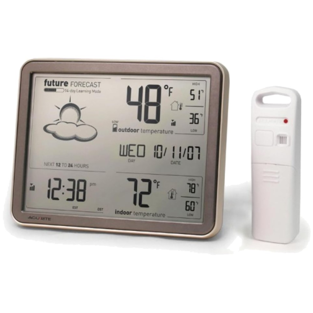 Self-Learning Wireless Weather Station with Real-Time Temperature Display