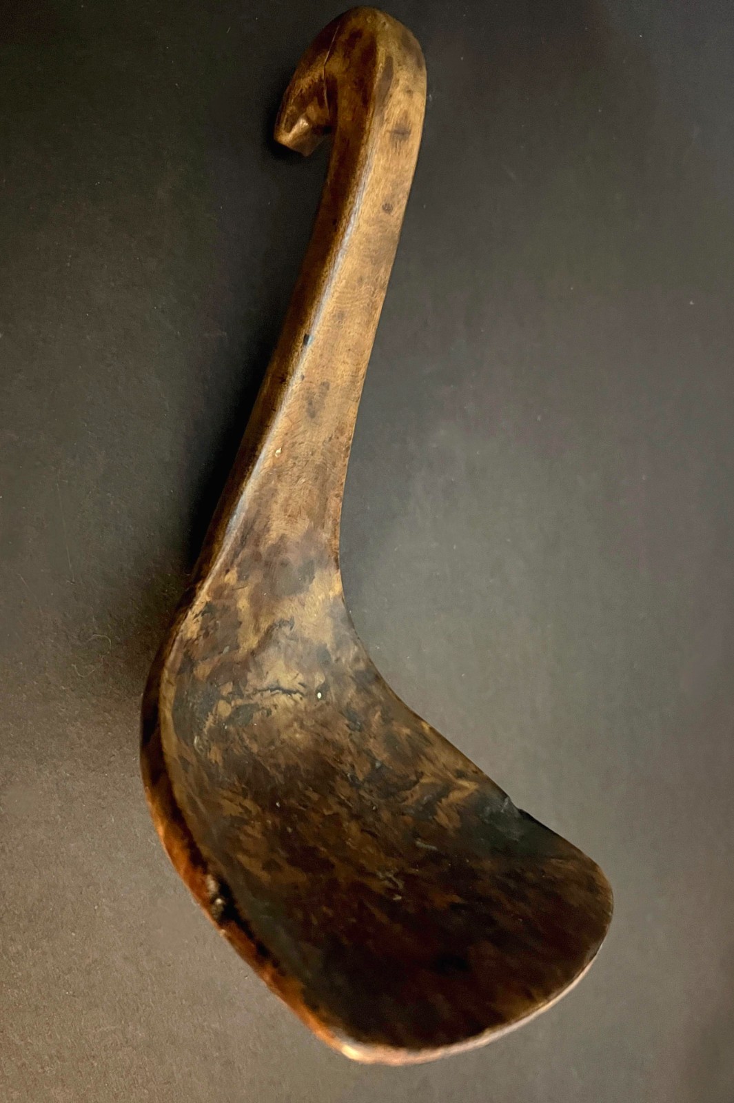 HAIDA-TLINGIT GREASE SPOON/LADLE Hand-Made Antique First Nations Art