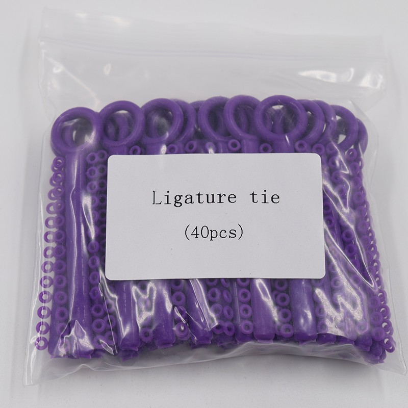 50 Packs Dental Orthodontic 36 Colors Elastic Braces Rubber Ligature Ties Bands