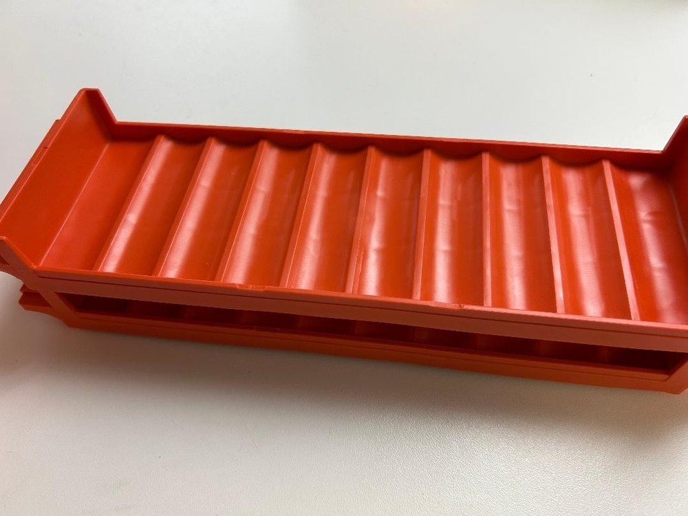10 - Controltek 560563 Stackable Plastic Coin Tray, Quarters, 3.75 X 11.5 X 1.5,