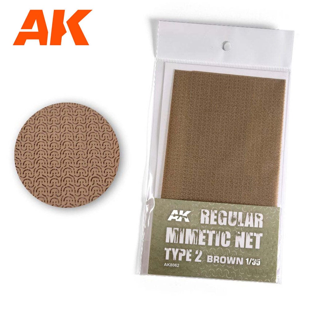 AK Interactive AK8062 Camouflage Net Brown Type 2 - US
