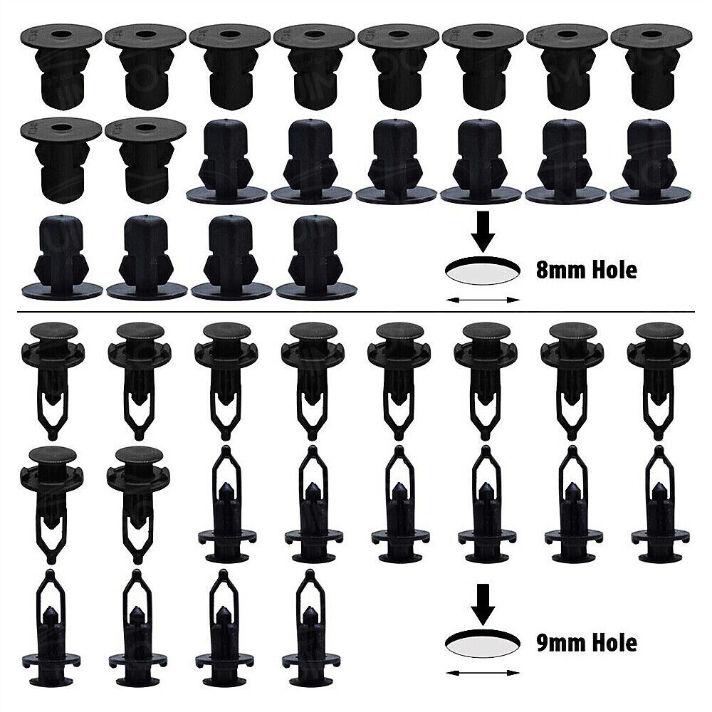 For Toyota Tacoma Trim Panel Clips Bumper Fender Push Pin Rivet 7 8 9mm Engine