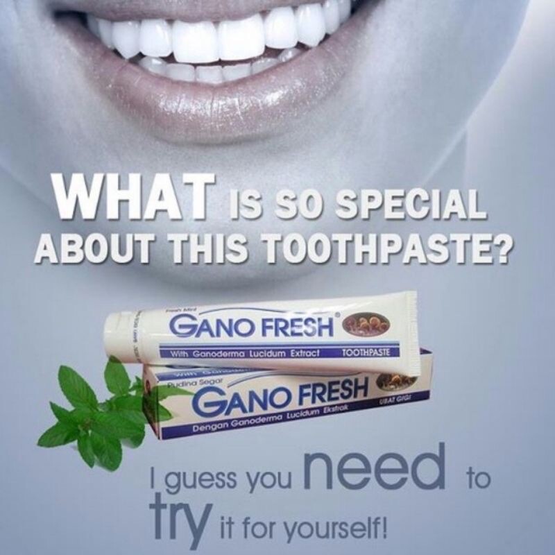 4 Boxes x 150g GANO EXCEL GANO FRESH TOOTHPASTE GANODERMA Free Shipping