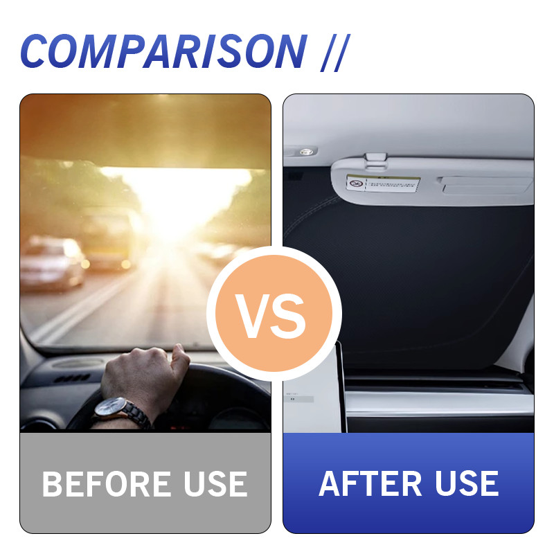 FRONT WINDSHIELD SUN SHADE FOR 20-24 SUBARU ASCENT FRONT WINDSHIELD SUNSHADE