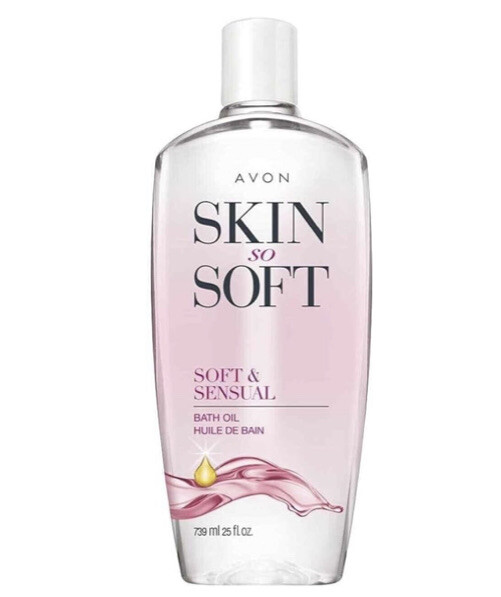 Avon Skin so Soft-Soft & Sensual Bath Oil Bonus Size [25oz]  New & Sealed