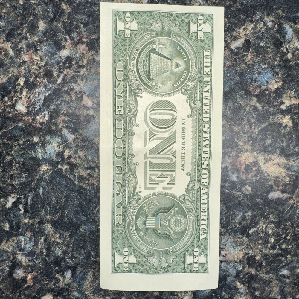 $1 Dollar Bill Error Print Series 2021