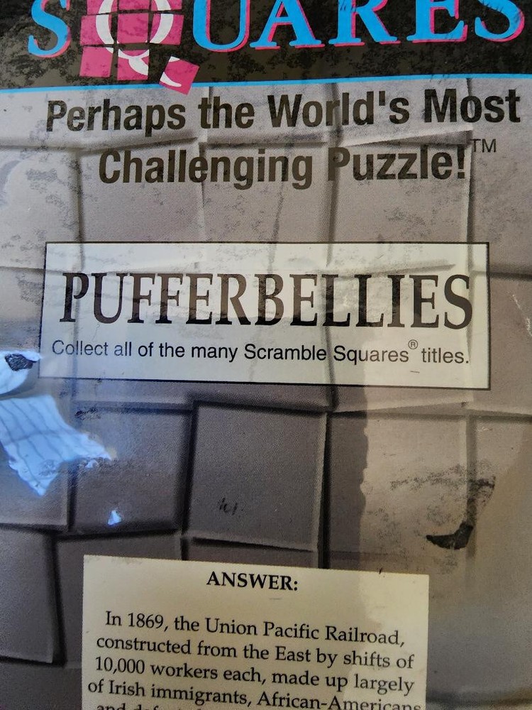SCRAMBLE SQUARES PUFFERBELLIES