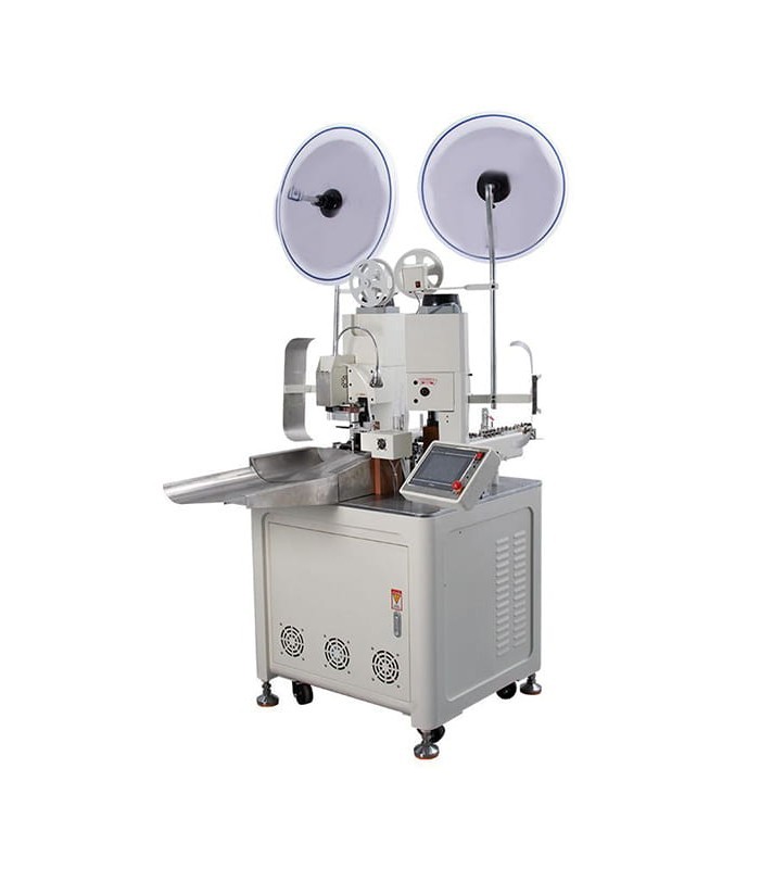 Two Sided Staple Clipper Machine for Non Insulated Terminals Stroke 40mm