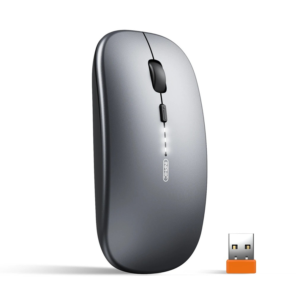 INPHIC M1P Rechargeable Wireless Mouse [Power Display Enhanced Edition] Office L