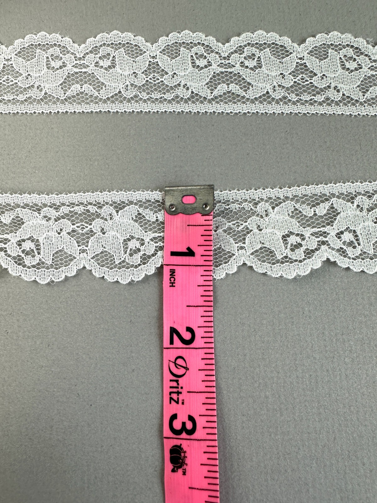 Lace Trim Spool 1/4"W 380 YDs 1 Spool Sewing Lingerie/ Klauber Brothers