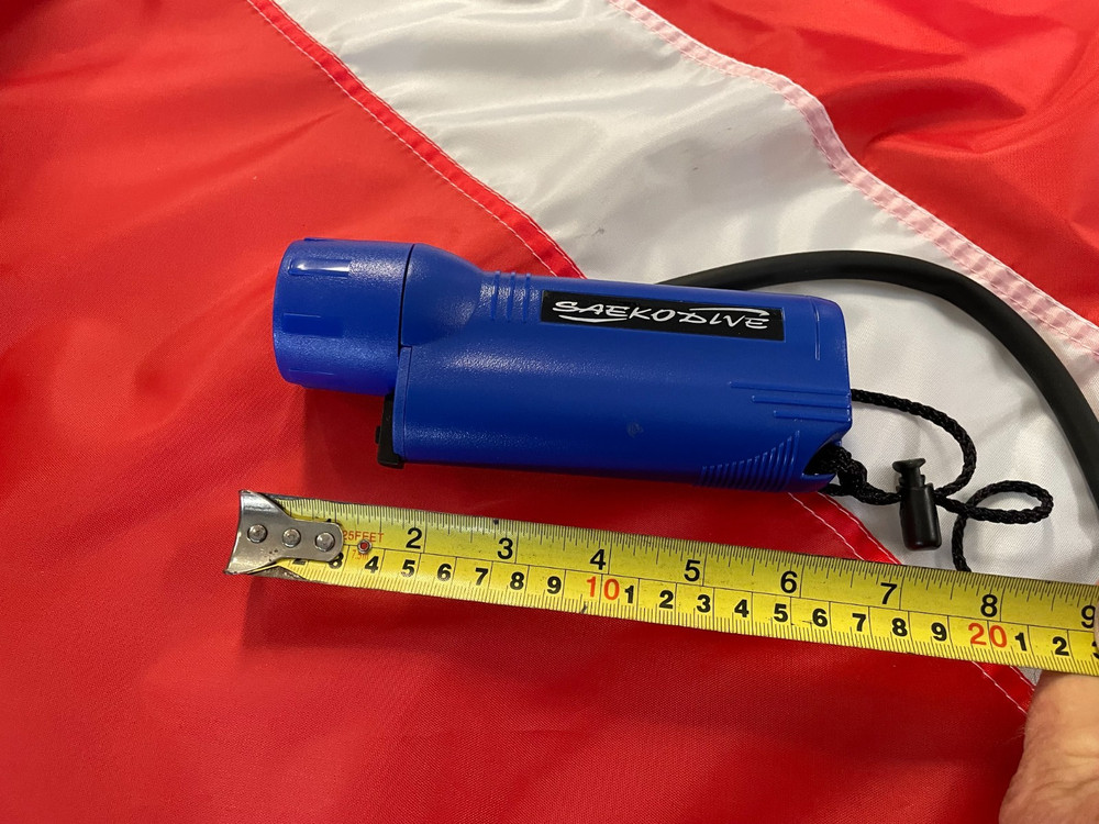 saekodive 4 "c" cell underwater dive light scuba snorkel
