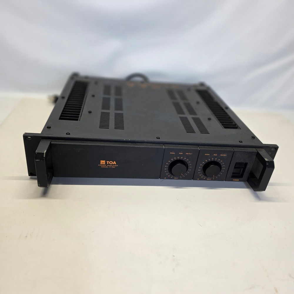 TOA P-75D Power Amplifier – Made in Japan – Rackmount – Untested