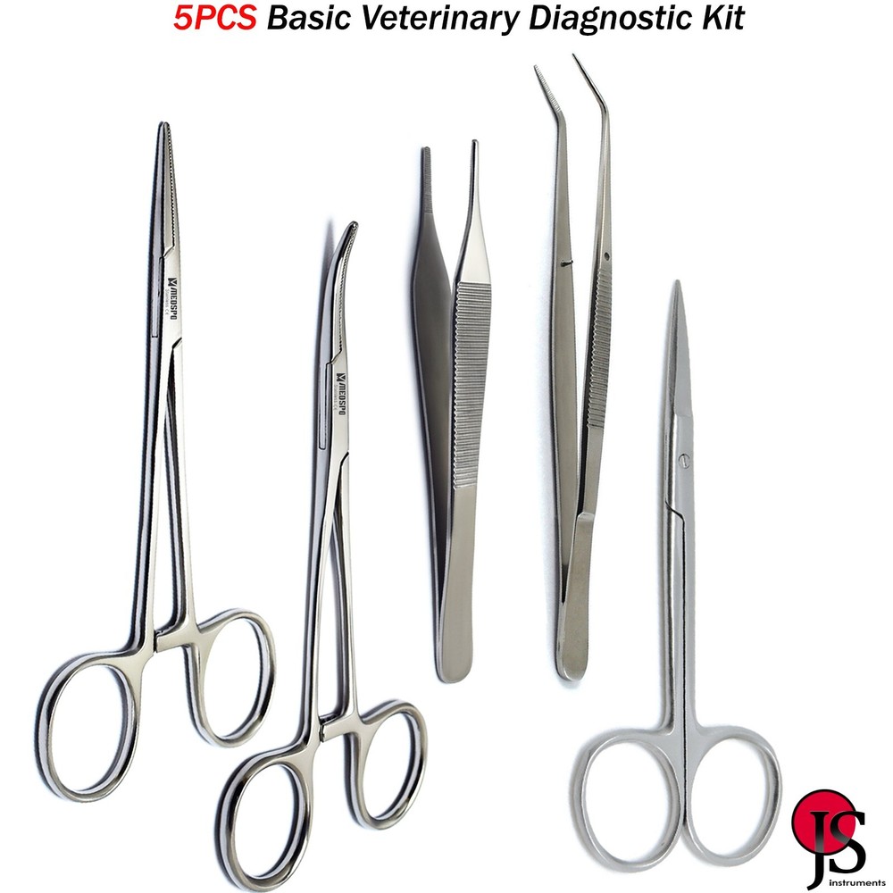 Veterinary Basic Diagnostic Kit Suture Surgery Dental Nurse Student Surgical
