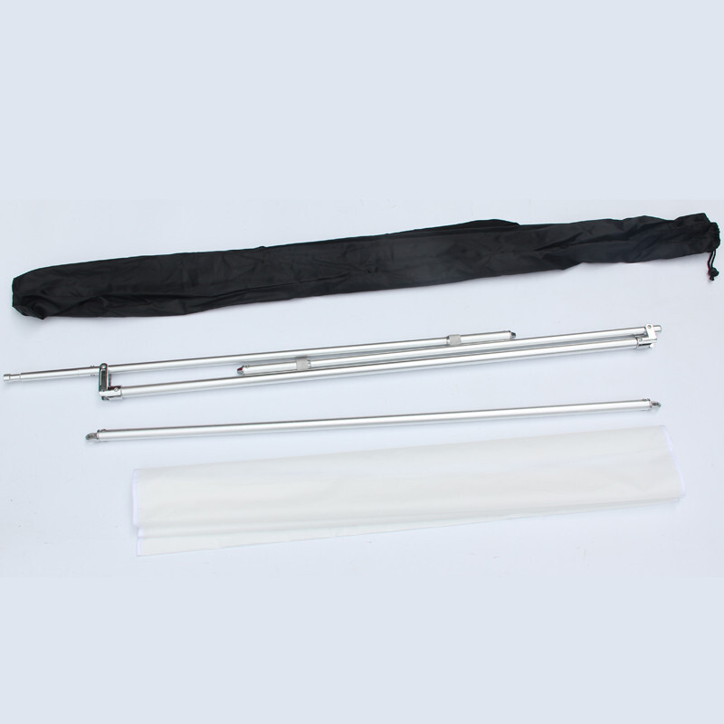 4x4' 48x48'' Foldable Portable Flag Frame with Diffusion Soften Grid Fabric