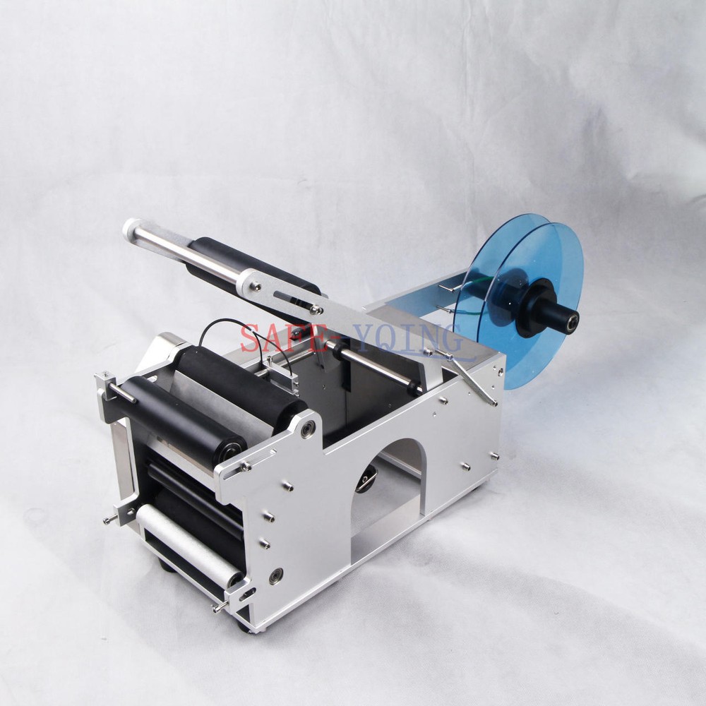 MT-50 Semi-Automatic Round Bottle Labeling Machine Labeler Machine 20-40pcs/min