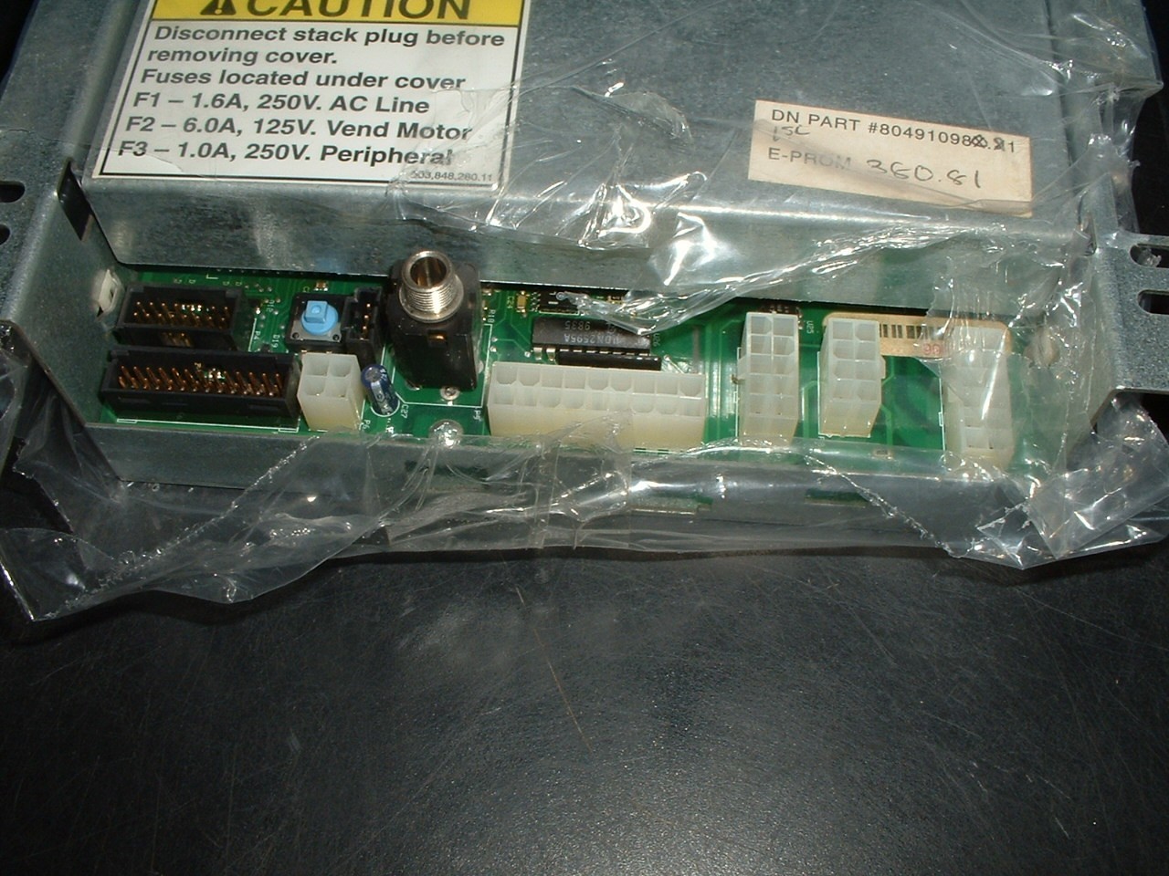 Dixie Narco PC board-model S2D E model, fits 276E, 501E, 600E - EProm 380-81