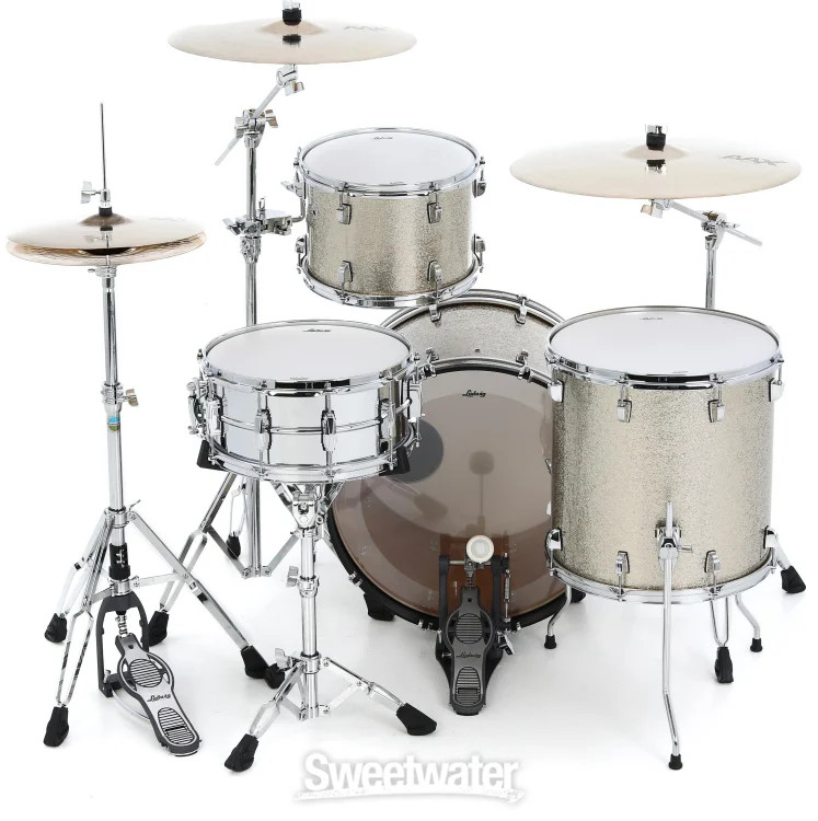 Ludwig NeuSonic 3-piece Shell Pack - Titanium Super Sparkle