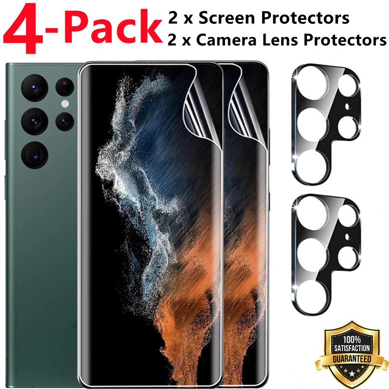 Hydrogel Screen Protector Camera Lens Protector for Samsung S25 Ultra Plus S24