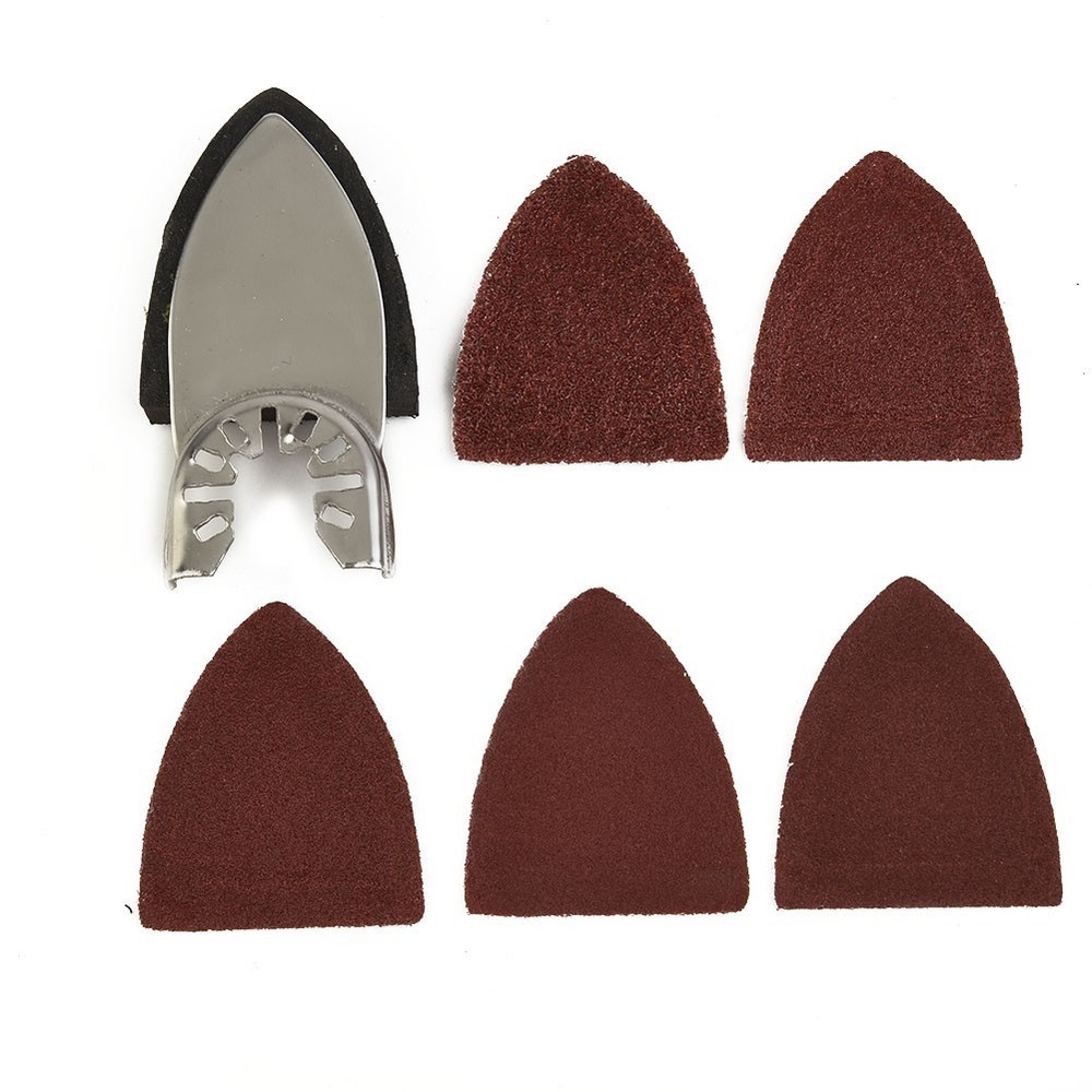 Multi Tool Triangular Sander Pad 25 Sanding Sheets For Oscillating Power Tool