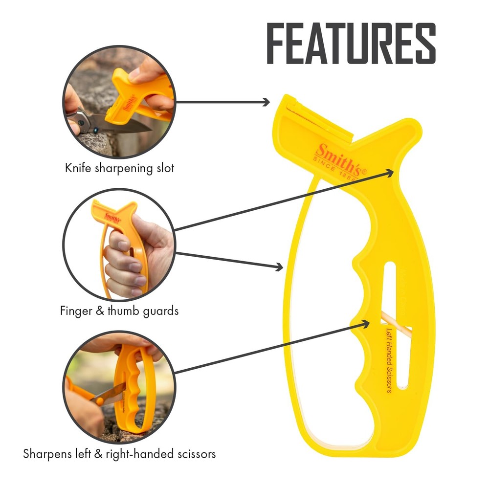 Knife Sharpener Quick 10Sec Scissors Sharpener