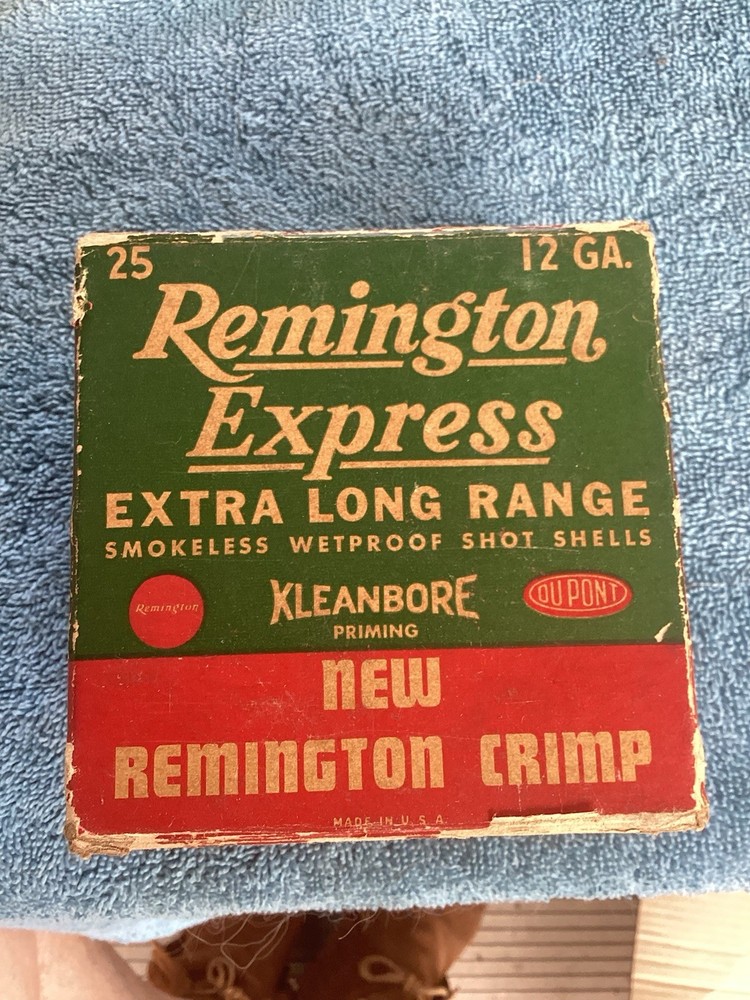 Remington express Extra Long Range Shot Shell Box Empty
