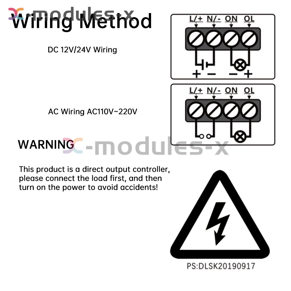 W3050 AC110-220V LCD Digital Microcomputer Time Controller Delay Relay Module