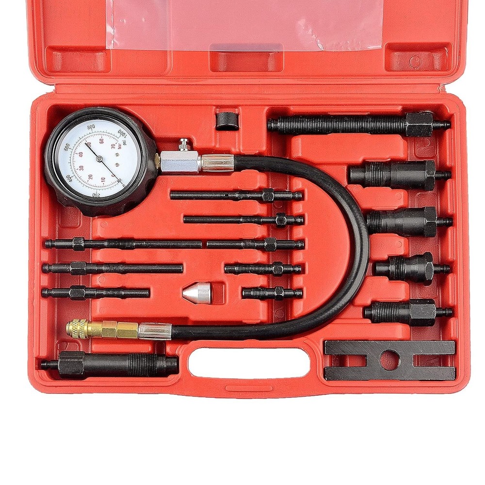 Professional Diesel Engine Compression Testing Set - Durable Steel Construction