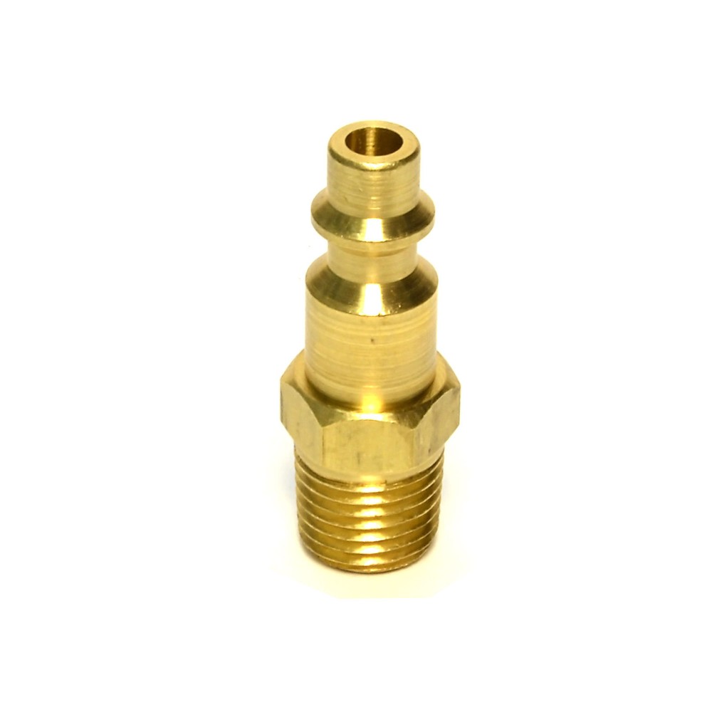 1/4" NPT Pneumatic Air Compressor Brass Male Quick Connect Fitting Coupler Plug