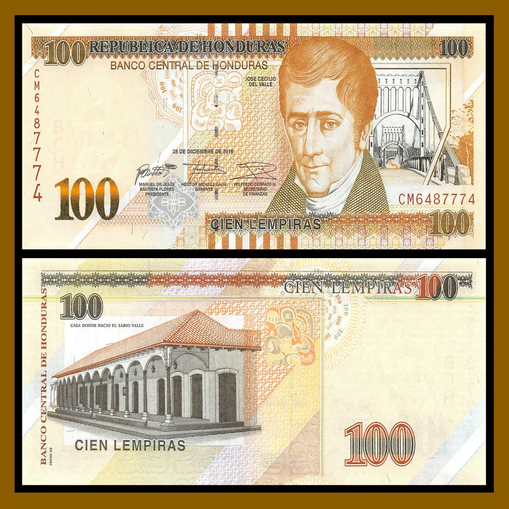 Honduras 100 Lempiras, 2016 P-New Unc