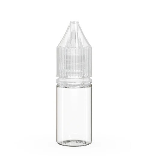CHUBBY GORILLA 10ML V3 AUTHENTIC PET Bottles (25pack) CLEAR BOTTLE/CLEAR LID