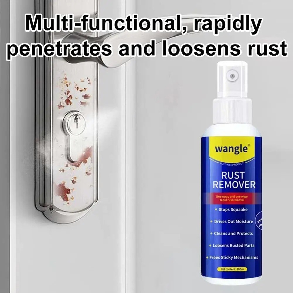 Wangle Rust Remover, Anti-Rust Lubricant Spray & Rust Remover Easy Application