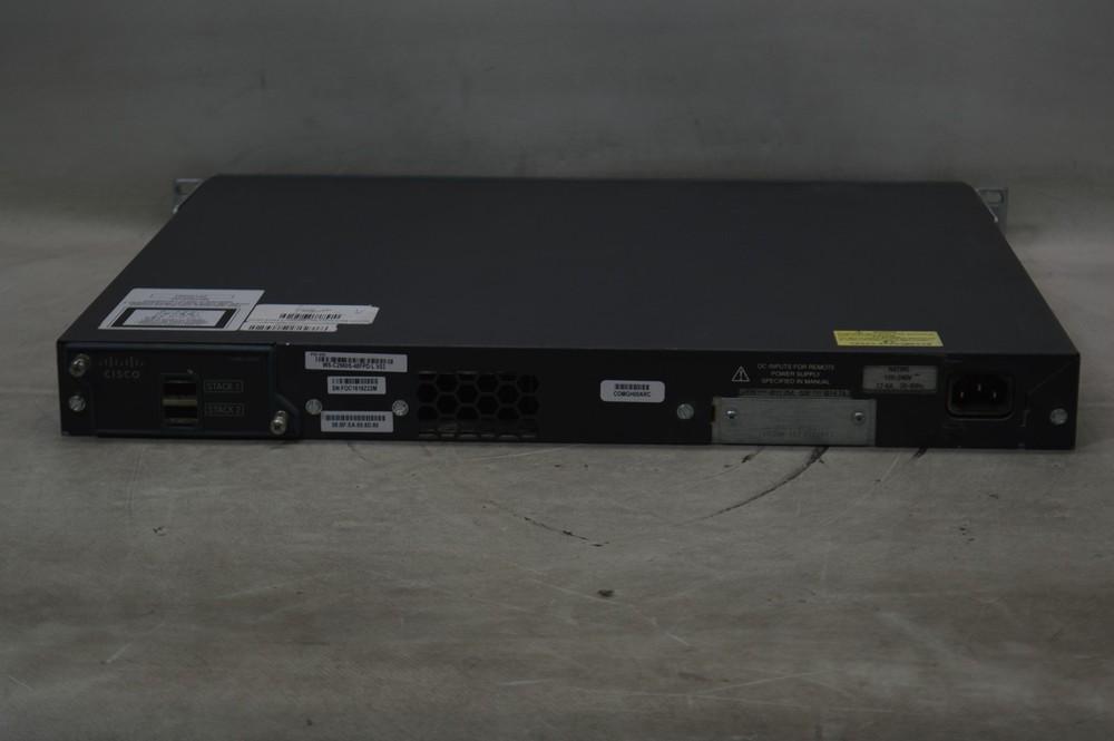 Cisco Systems C2960S-48FPD-L V04 Network Switch