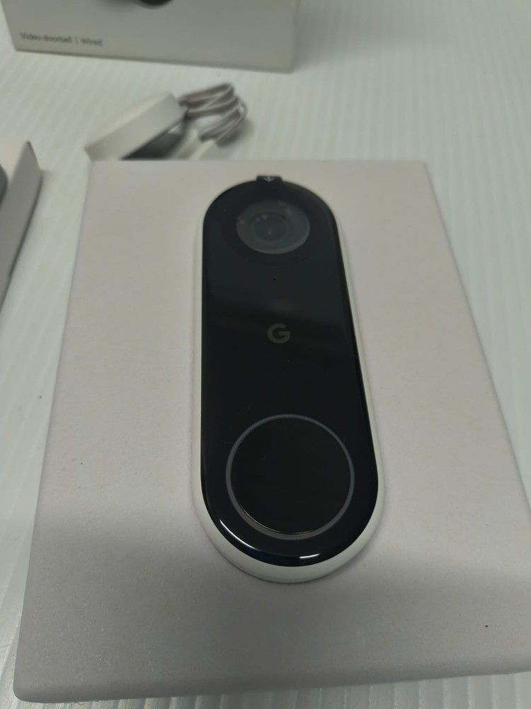 Google Nest Hello A0077 Smart Video Doorbell Wired Micro USB Night Vision