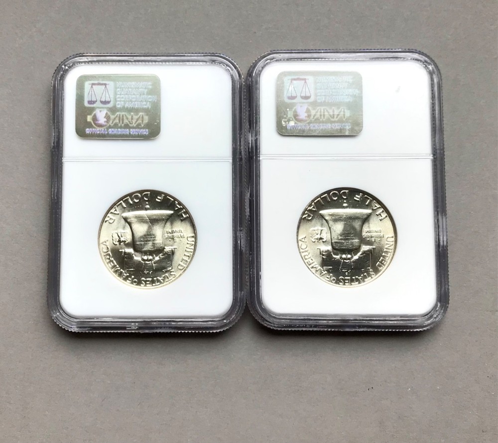 1959, 1959D Franklins NGC MS65