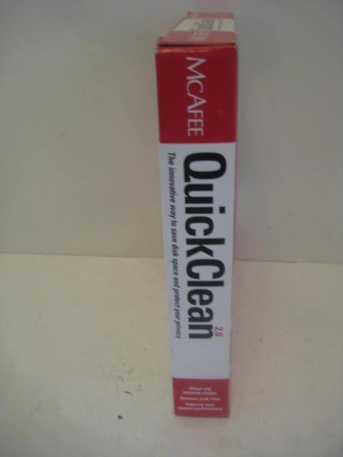 NEW McAfee QuickClean 2.0 PC Improve Performance Save Disk Space Protect Privacy