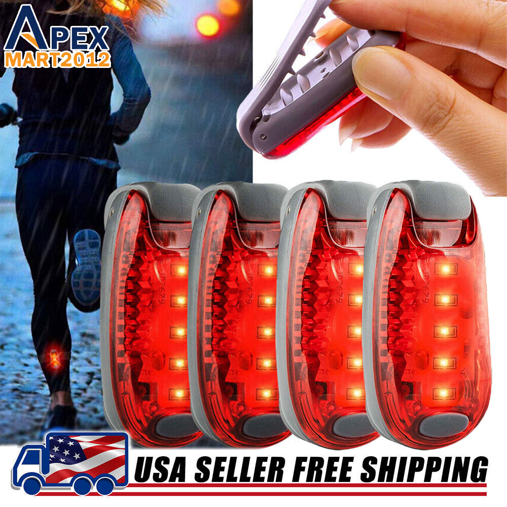 Night Safety Light 5 LEDs Strobe Waterproof Running Jogging Cycling Warning Lamp