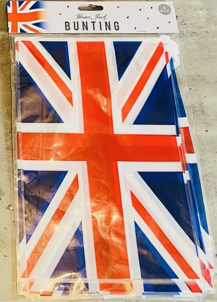 UNION JACK bunting 6M 🇬🇧 Fast Postage