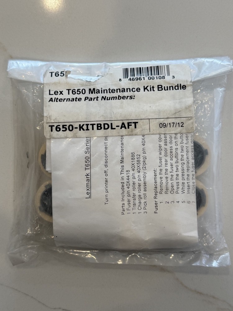 Lex T650 Maintenance Kit Bundle