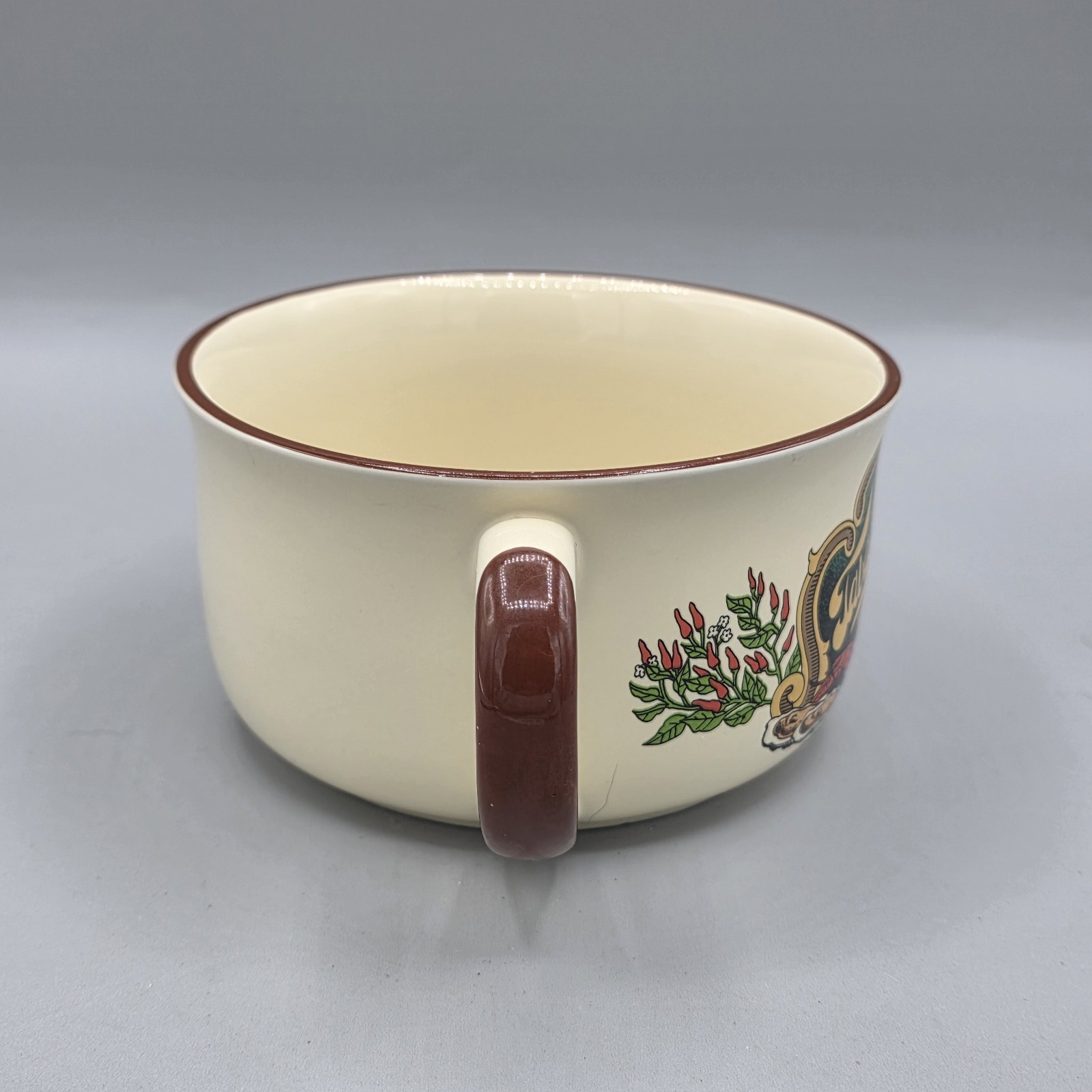 Tabasco Stoneware Pepper Sauce McIlhenny Soup Seafood Gumbo Bowls 16 oz Set of 4