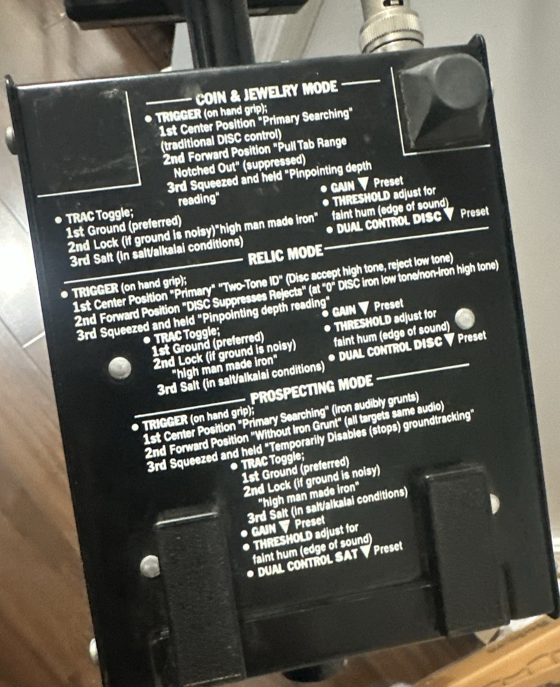 White's MXT E Tracker Metal Detector w Sunray DX-1 Probe & Eclipse DD Coil