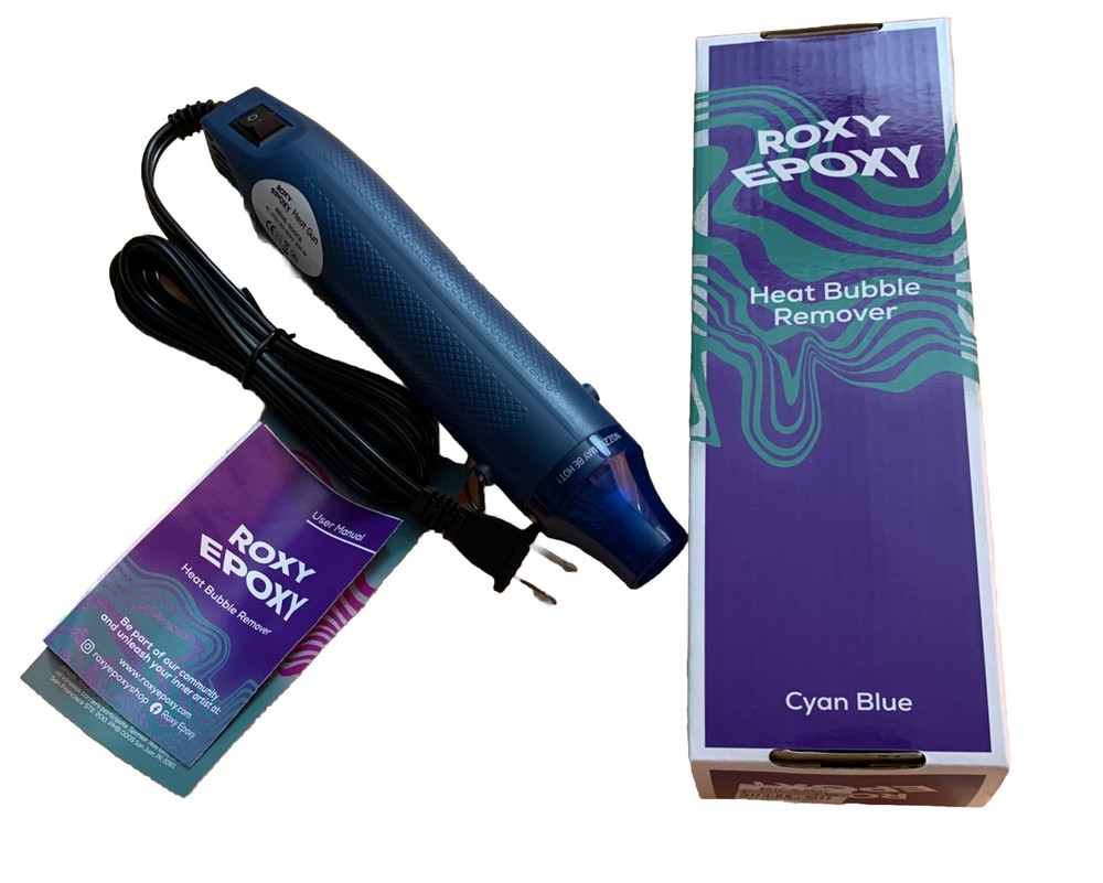 Roxy Epoxy Heat Bubble Remover — Cyan Blue. NIB